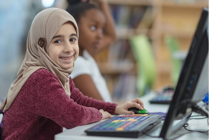 Child Learning on PC